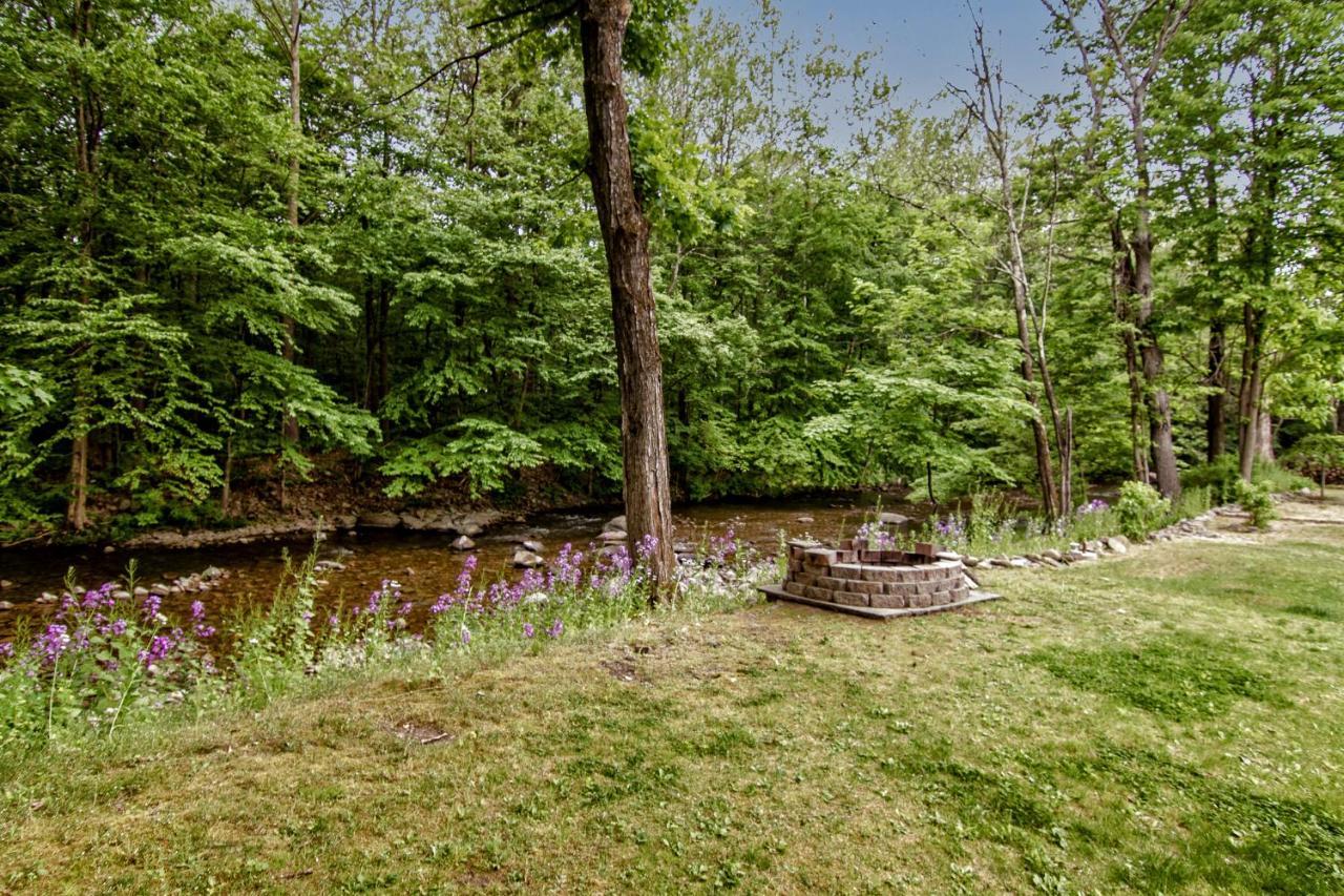 Cabin By The Creek With Private Creek Access Tannersville Exteriér fotografie